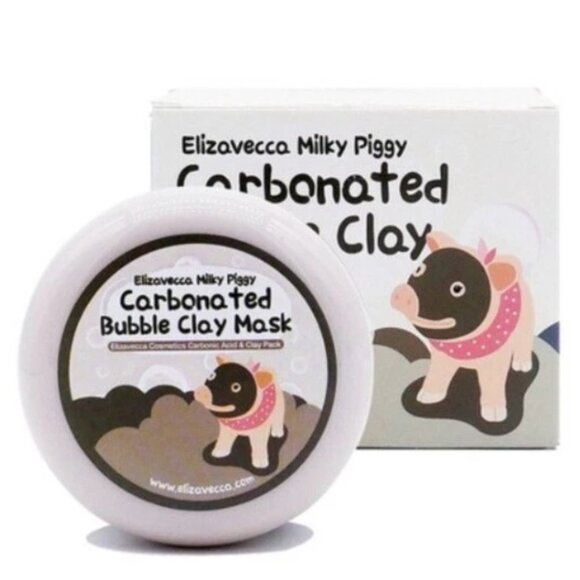 Elizavecca Milky Piggy Carbonated Bubble Clay Mask 100g – Deep Pore Cleansing - Picture 2 of 7